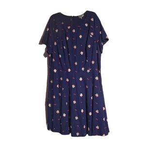 Unique Vintage Blue Kidcore Cupcakes Dress Size 5X/26